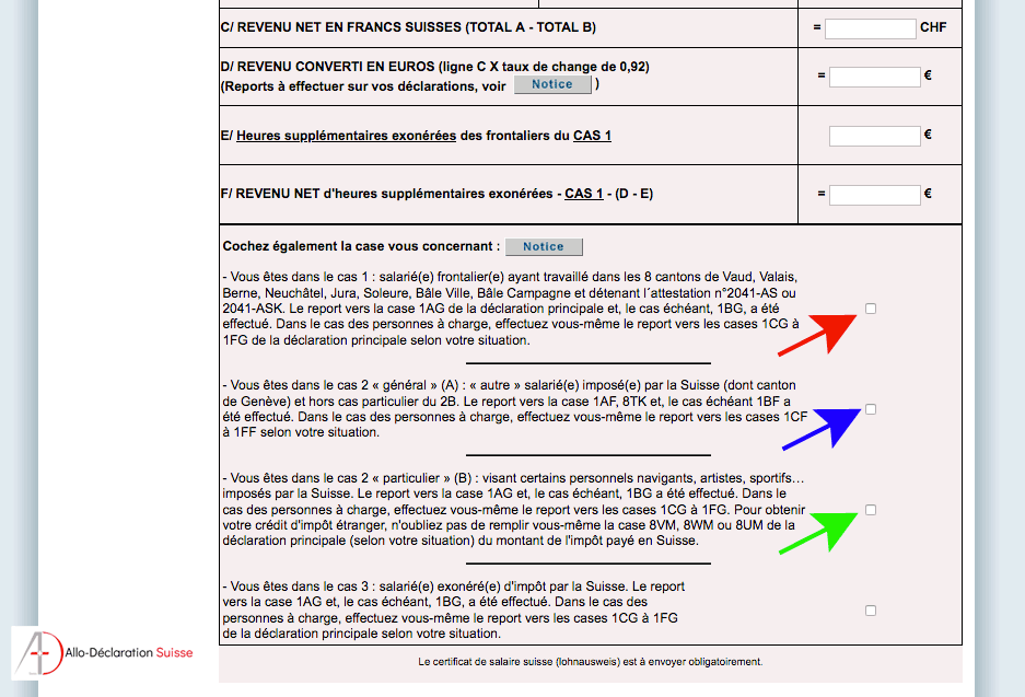 Tutoriel déclaration d'impôt frontalier #11
